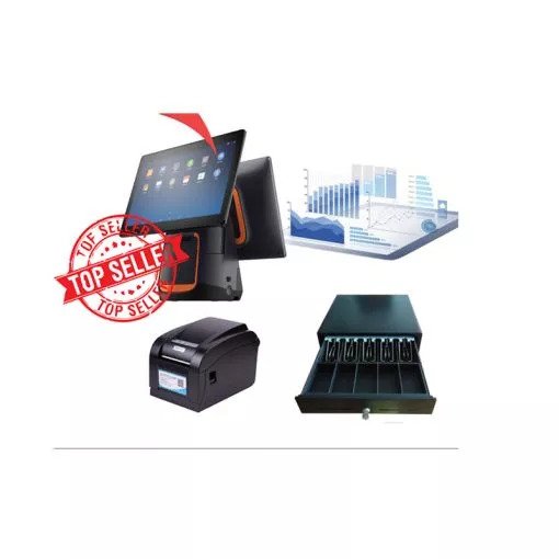 Combo máy tính tiền POS Sunmi 2 màn hình - Á Âu Catering