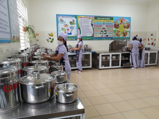 Bếp công nghiệp cho trường học